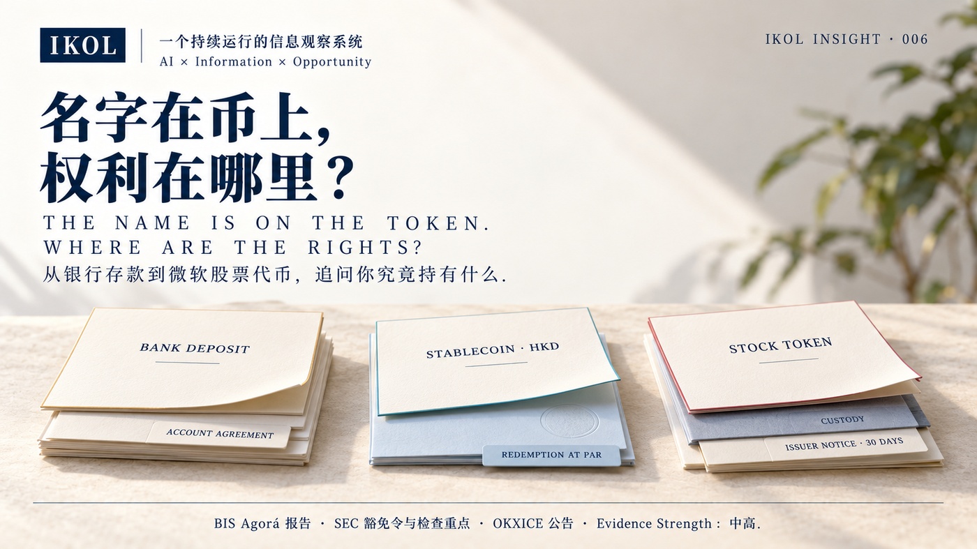 名字在币上，权利在哪里？